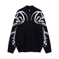 Hairy fringe letter jacket