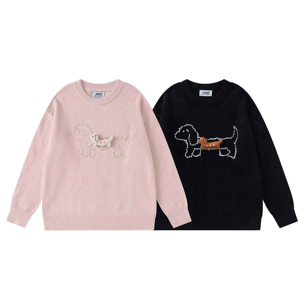 Knitted Jacquard Dog Sweater