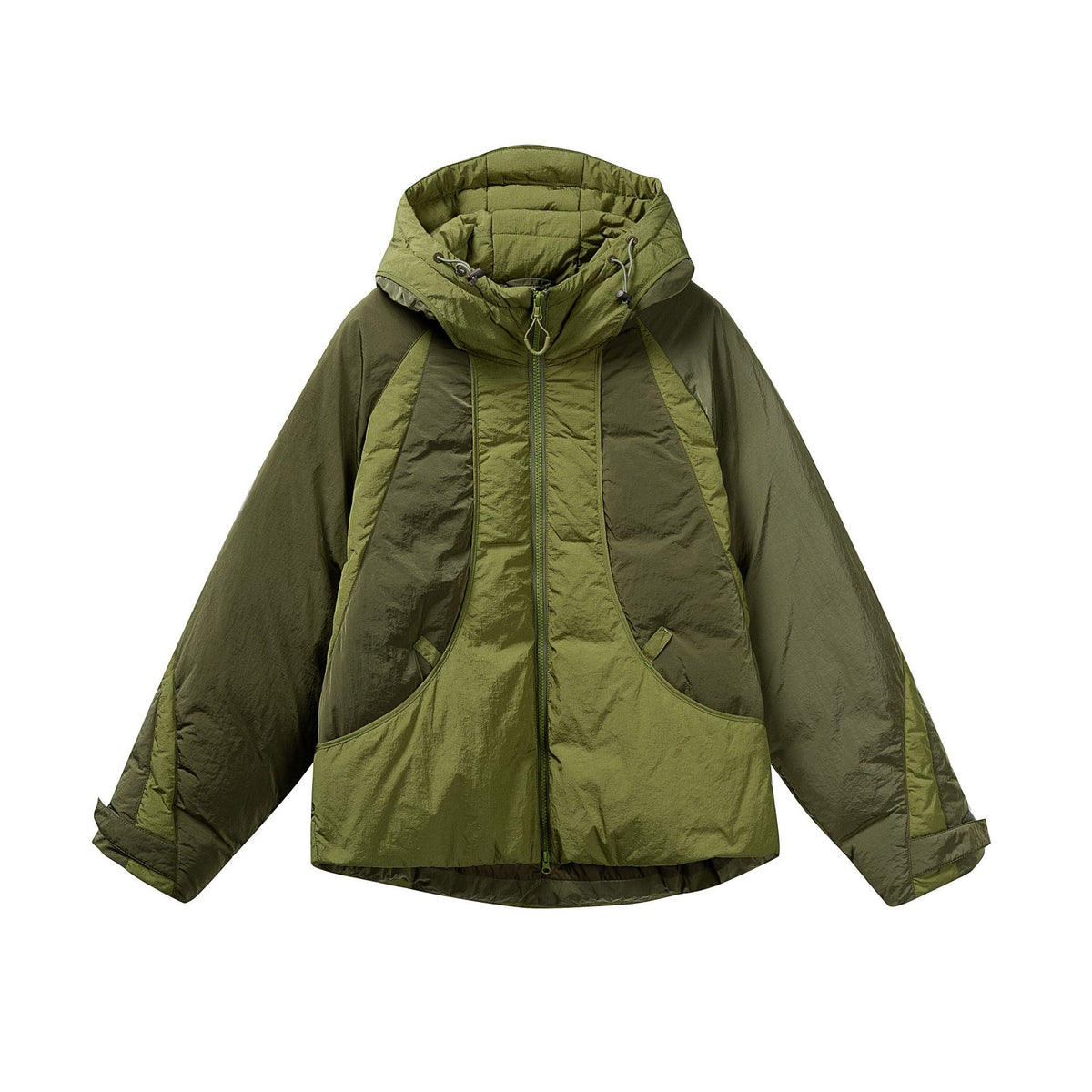 hooded down jacket