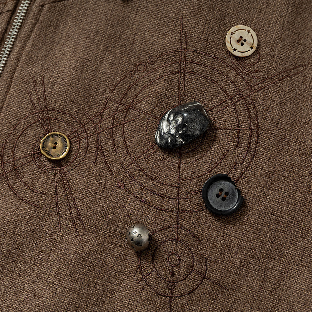 Loose workwear lapel jacket