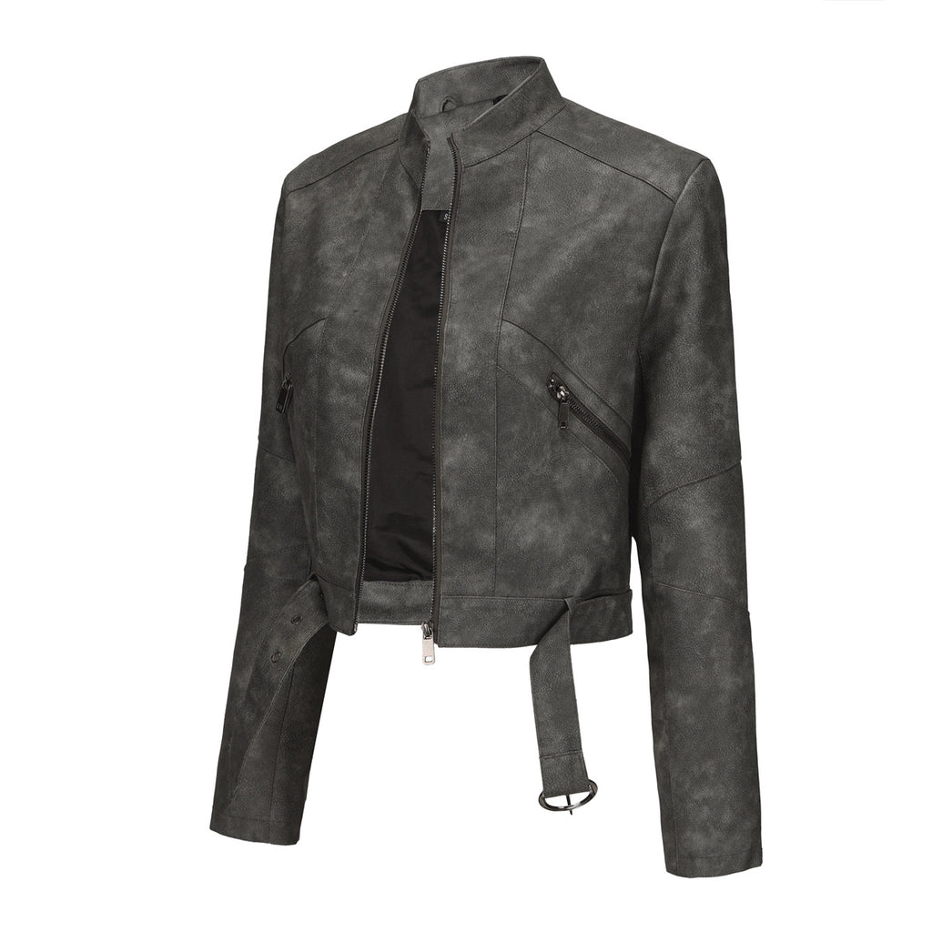 Long sleeved zipper jacket