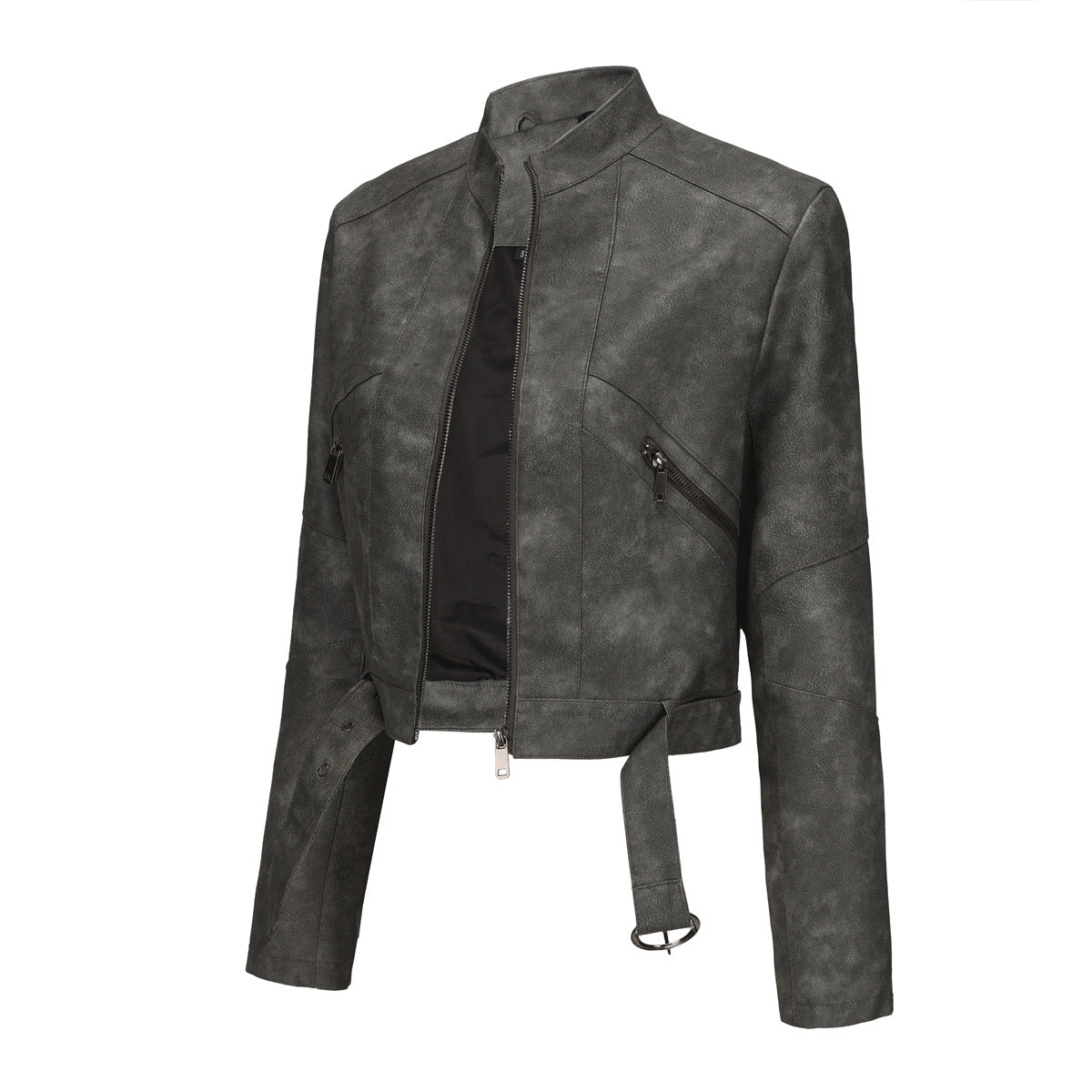 Long sleeved zipper jacket