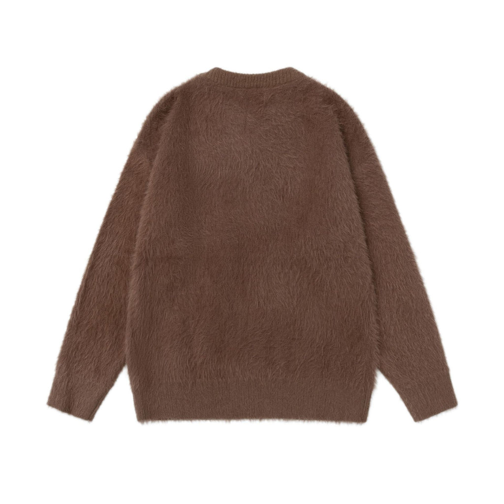 Butterfly pattern lace design sweater