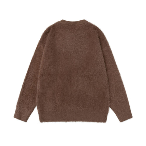 Butterfly pattern lace design sweater