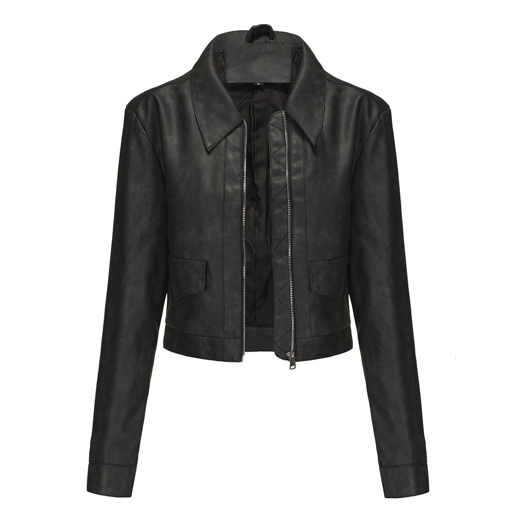 Long sleeved lapel jacket