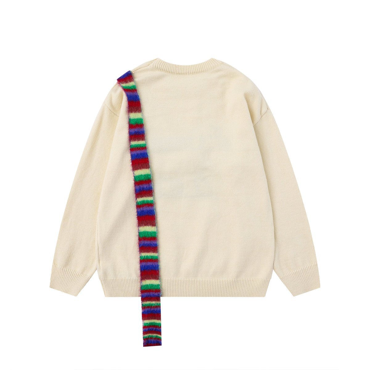 Little dog rainbow scarf sweater
