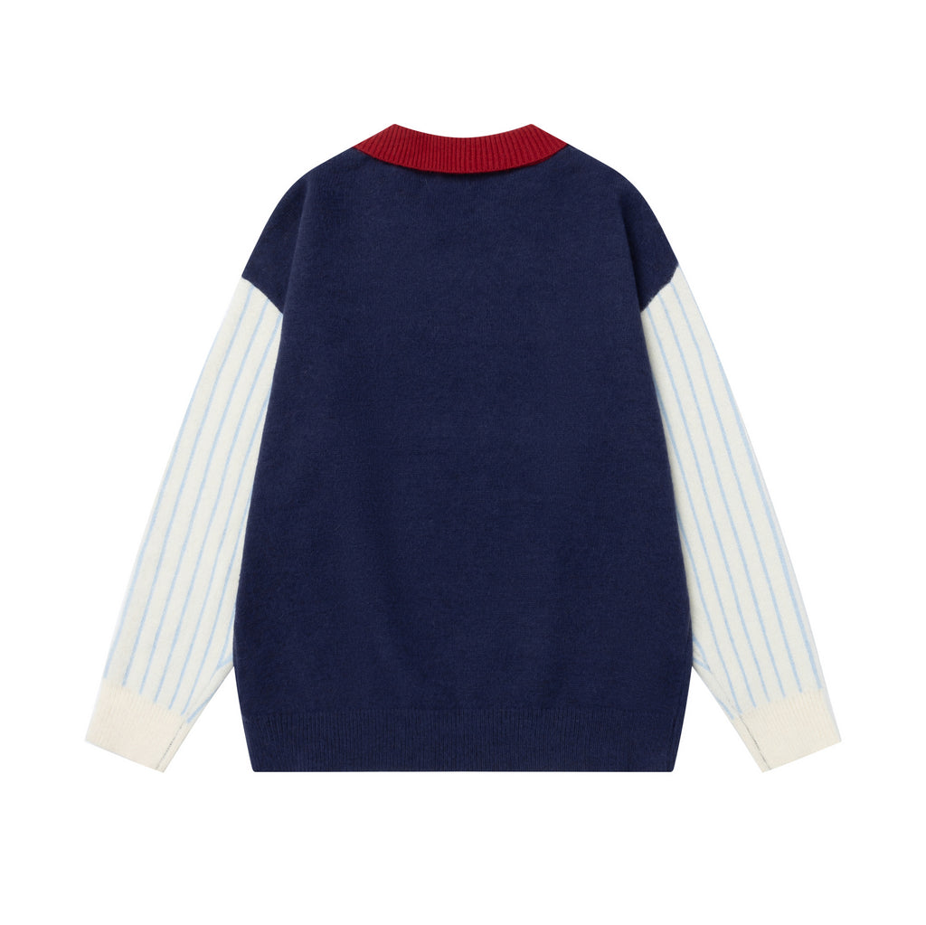 Collar cartoon puppy sweater