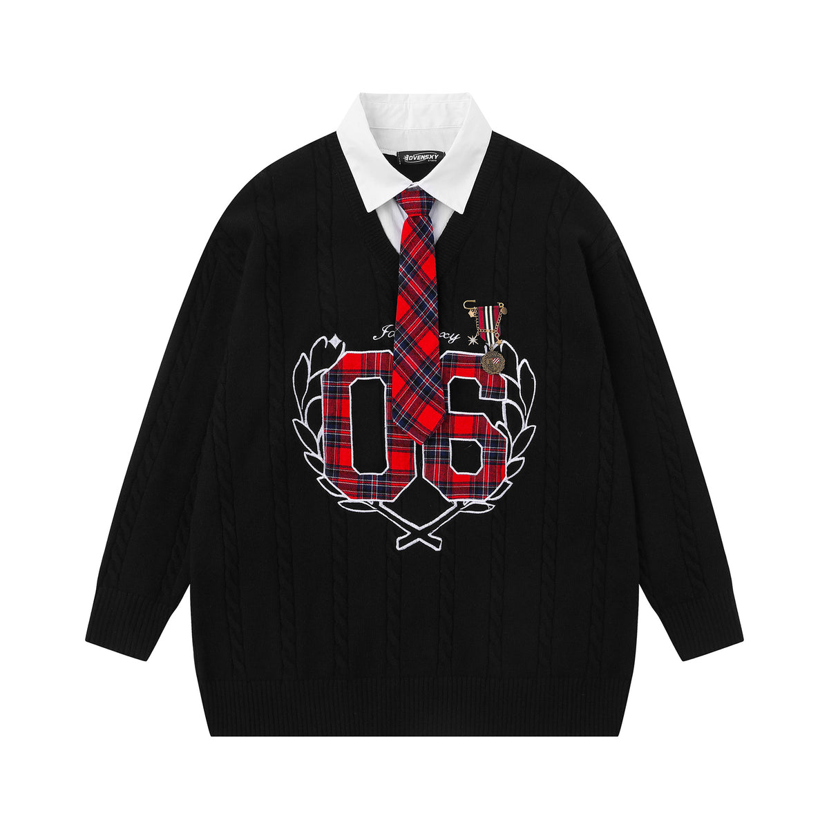 Pattern Fried Dough Twists texture sweater