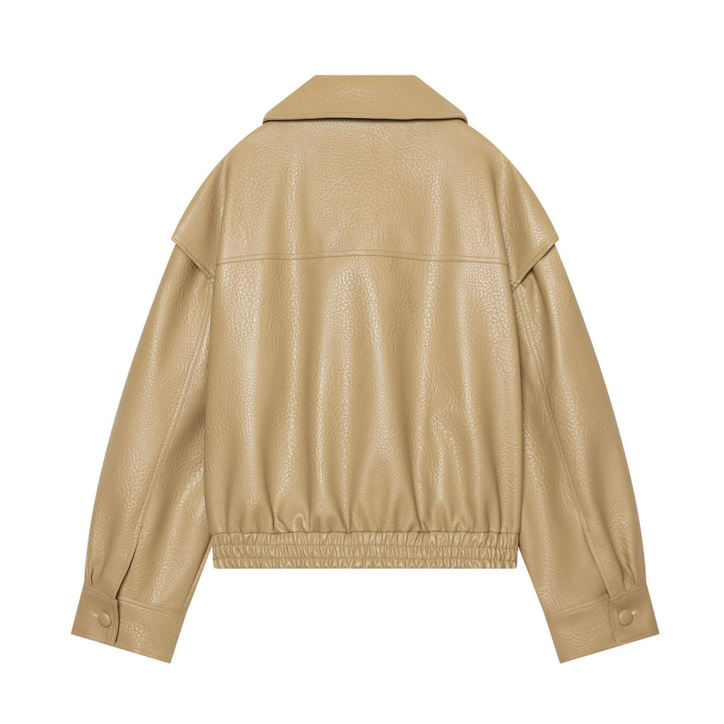 Long sleeved lapel jacket