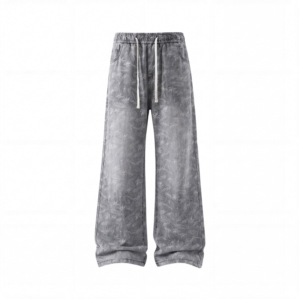 Lightweight Linen-Style Straight Leg Jeans for Men