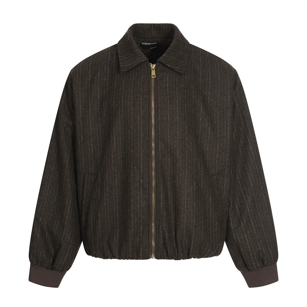 Embroidered loose jacket with letters