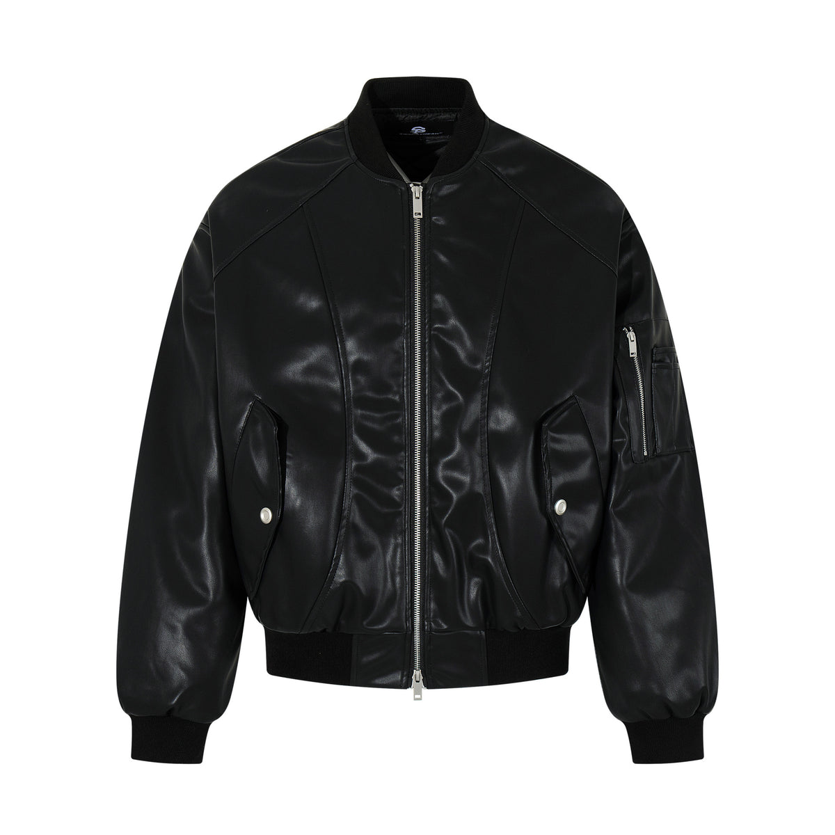 Leather jacket autumn and winter cotton jacket