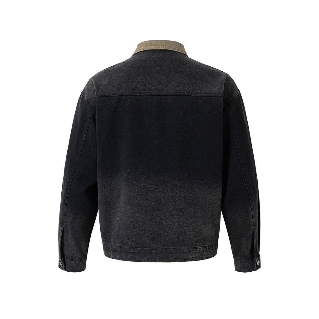 Washed denim jacket jacket