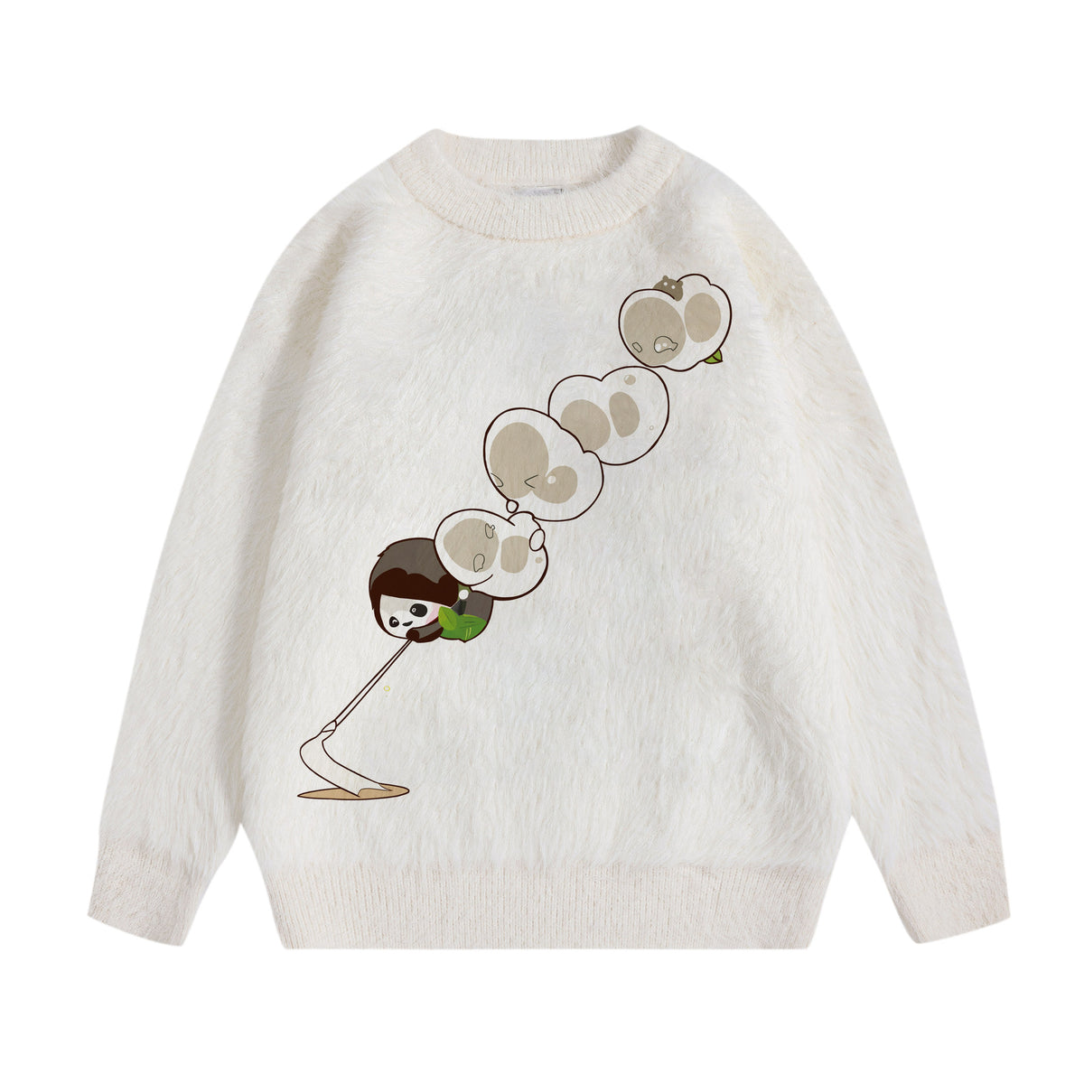 Cartoon printed sweater
