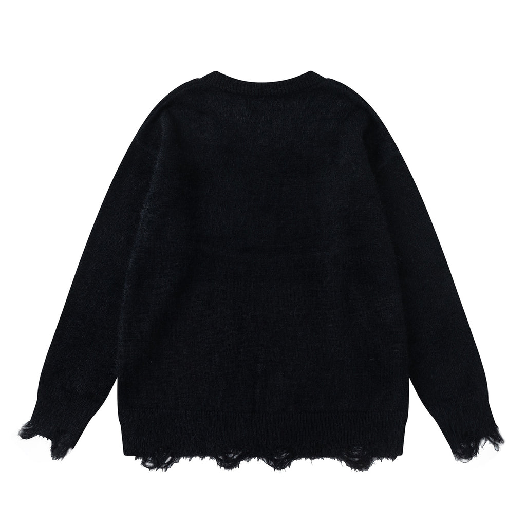Butterfly Flower Decorative Sweater