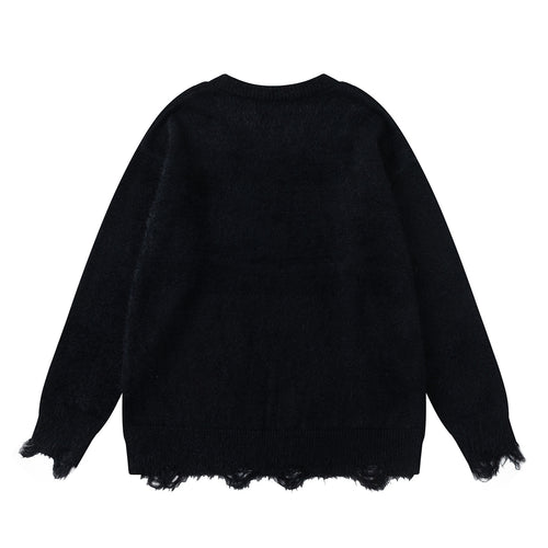 Butterfly Flower Decorative Sweater