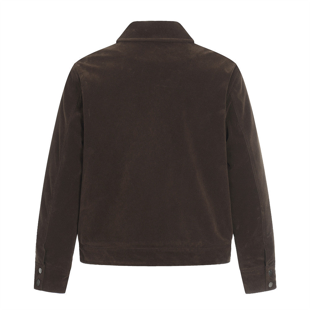 Airplane buckle short jacket