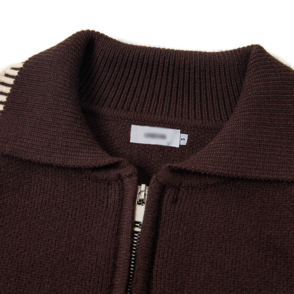 Knitted sweater jacket