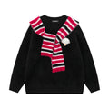 Detachable shawl sweater