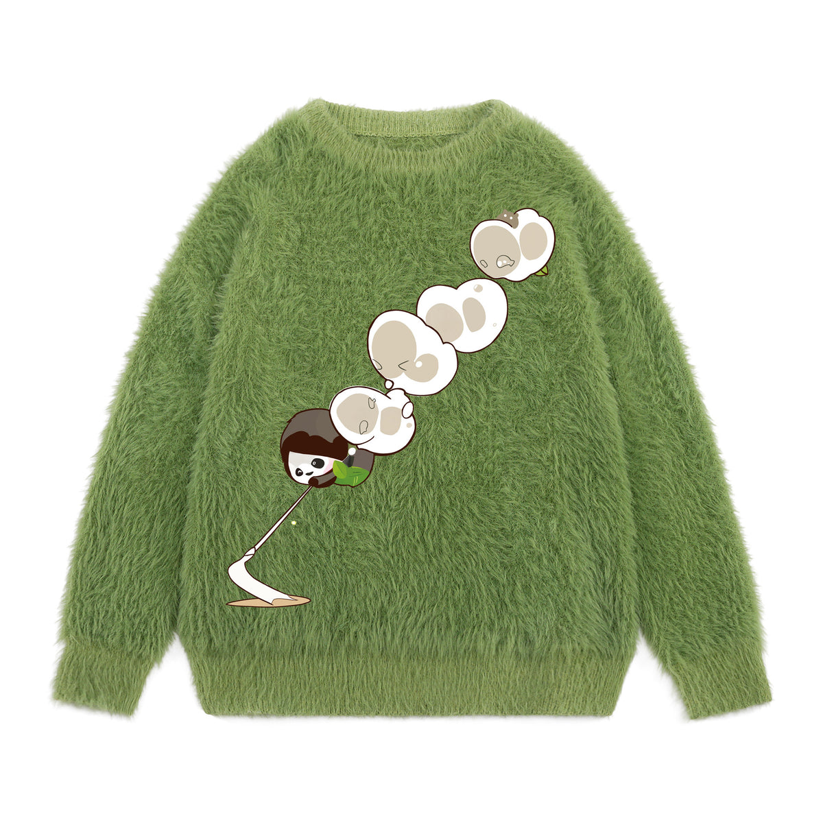 Cartoon printed sweater