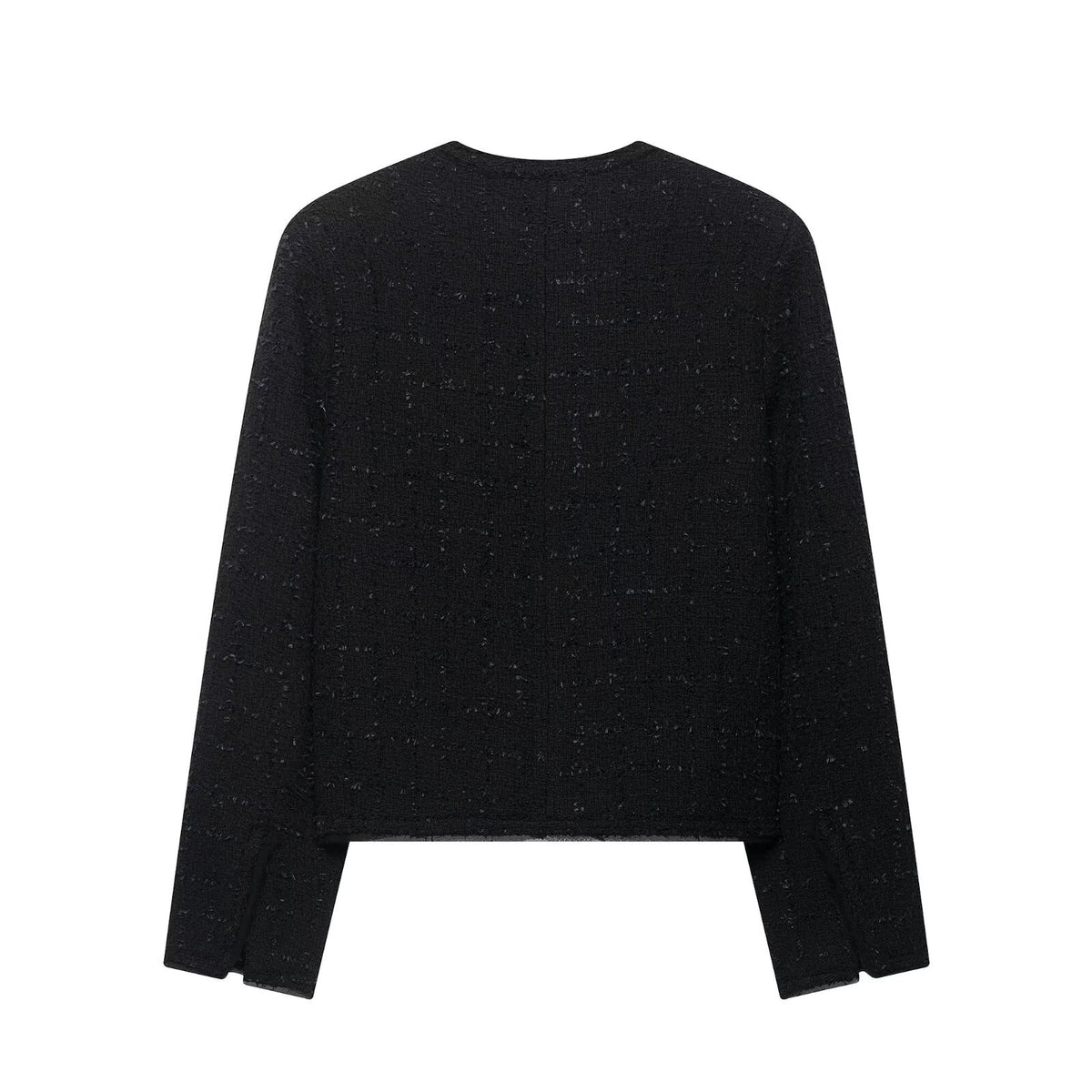 Solid color button jacket