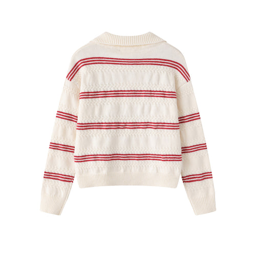 Butterfly tie sweater