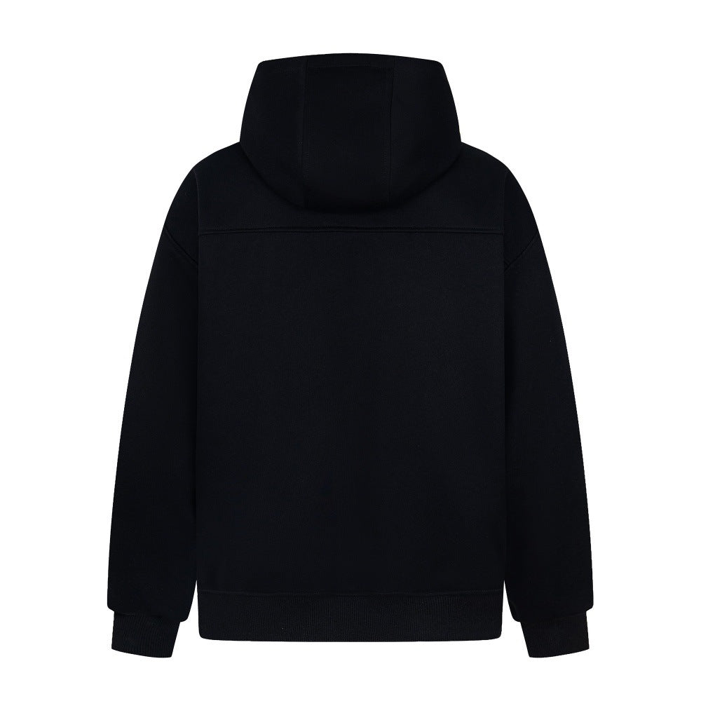 Double zipper cardigan jacket