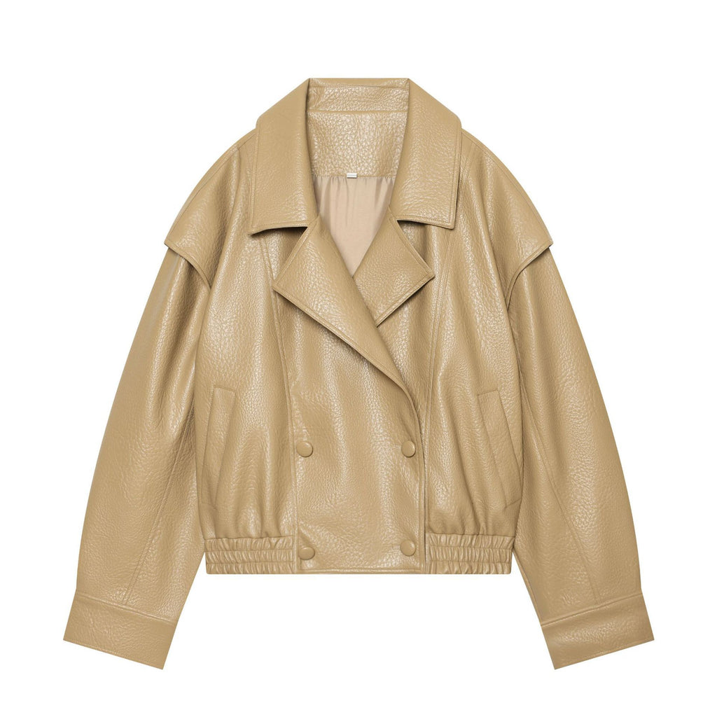 Long sleeved lapel jacket