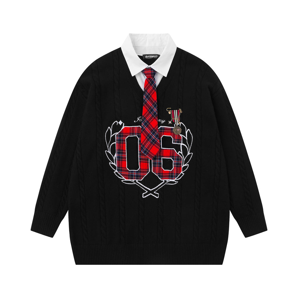 Pattern Fried Dough Twists texture sweater