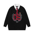 Pattern Fried Dough Twists texture sweater