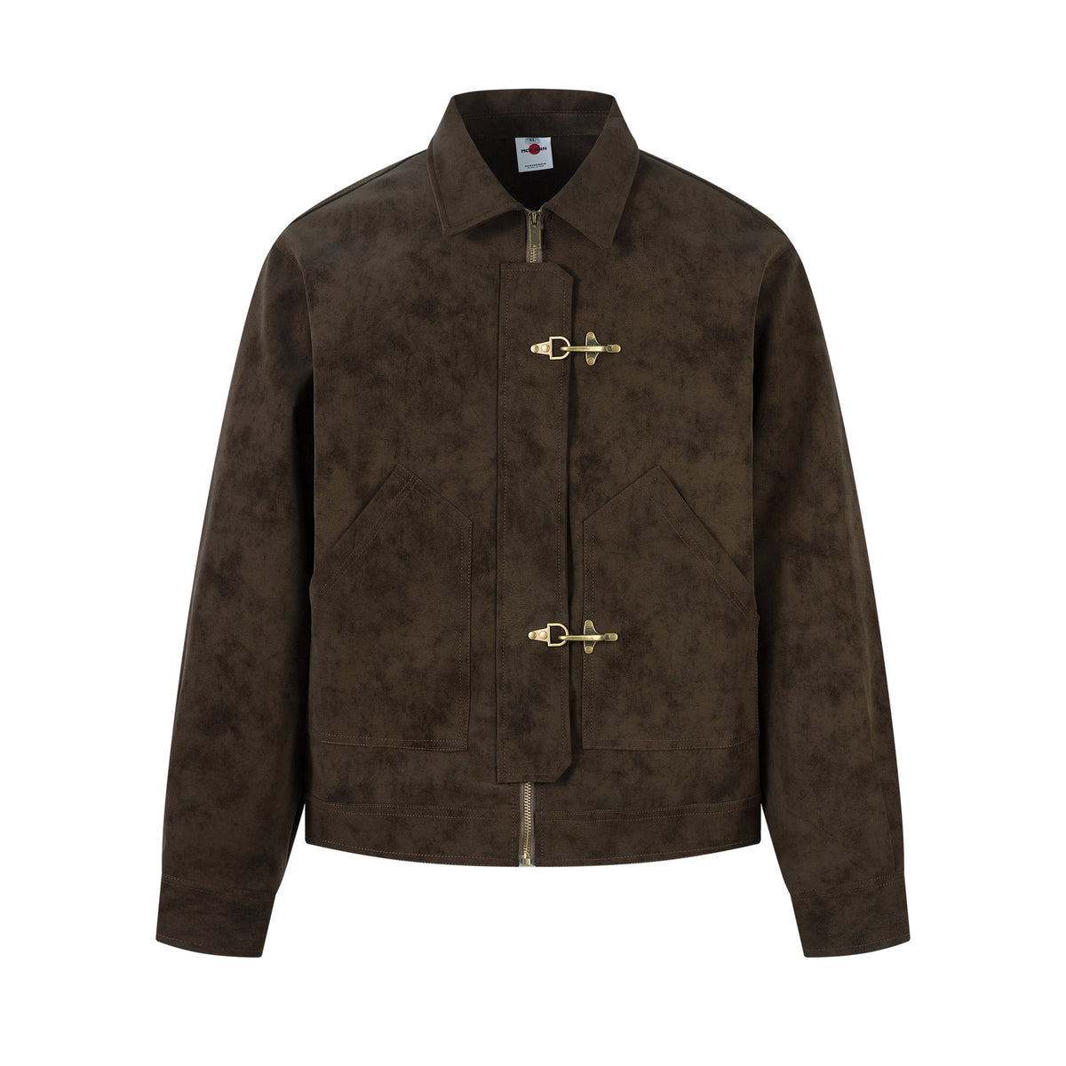 Leather jacket Harrington jacket for men