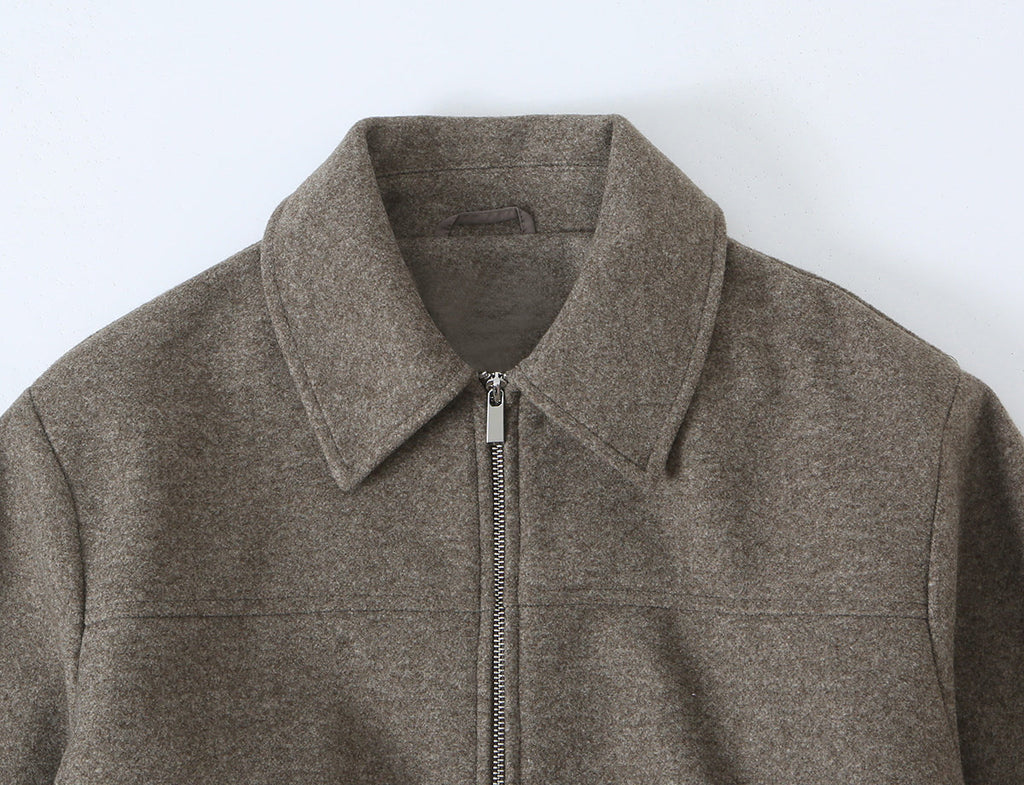 Zipper long sleeved jacket