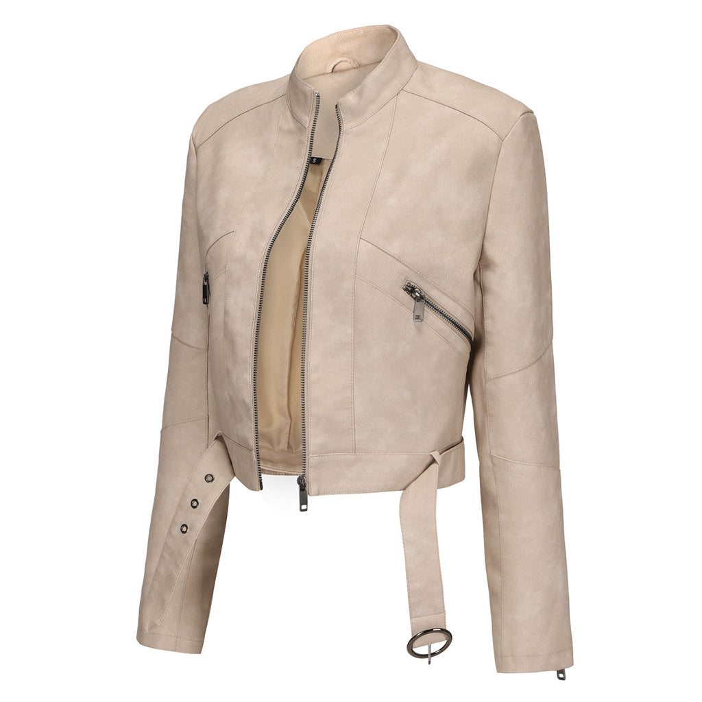 Long sleeved zipper jacket