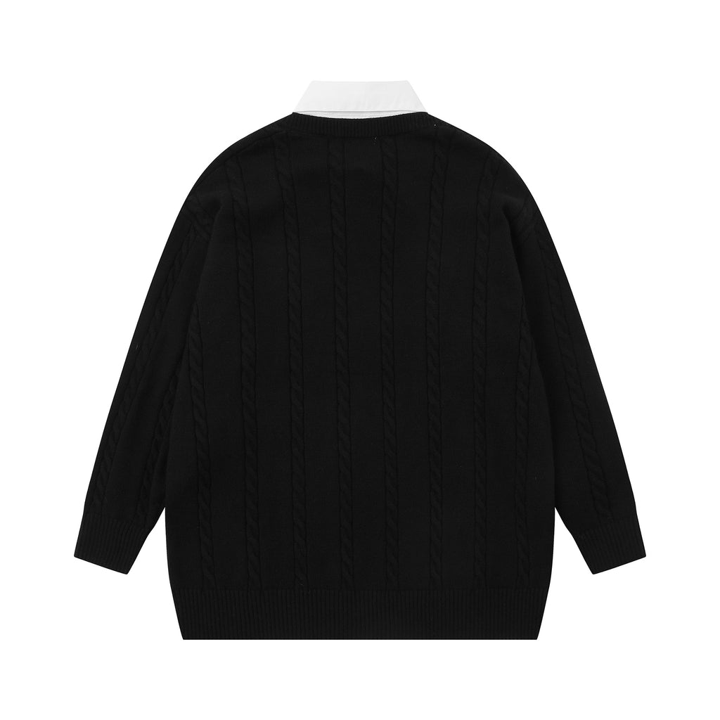 Pattern Fried Dough Twists texture sweater