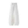 Unisex Irregular Design Loose Tapered Jeans for Men