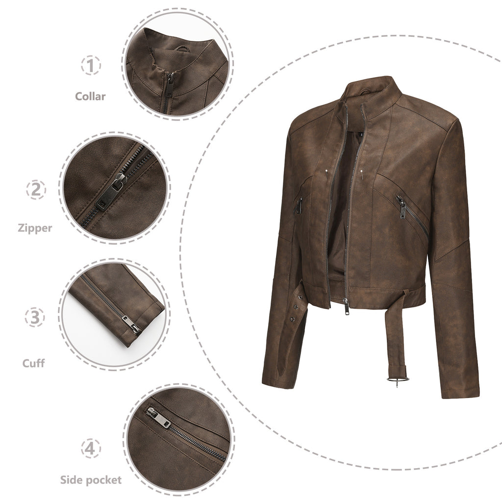 Long sleeved zipper jacket
