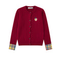 Apple embroidery design jacket