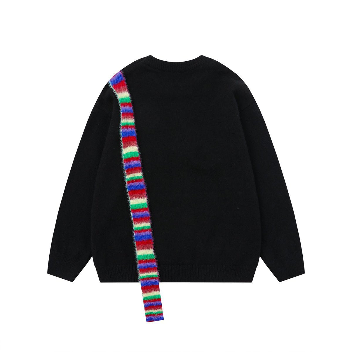 Little dog rainbow scarf sweater