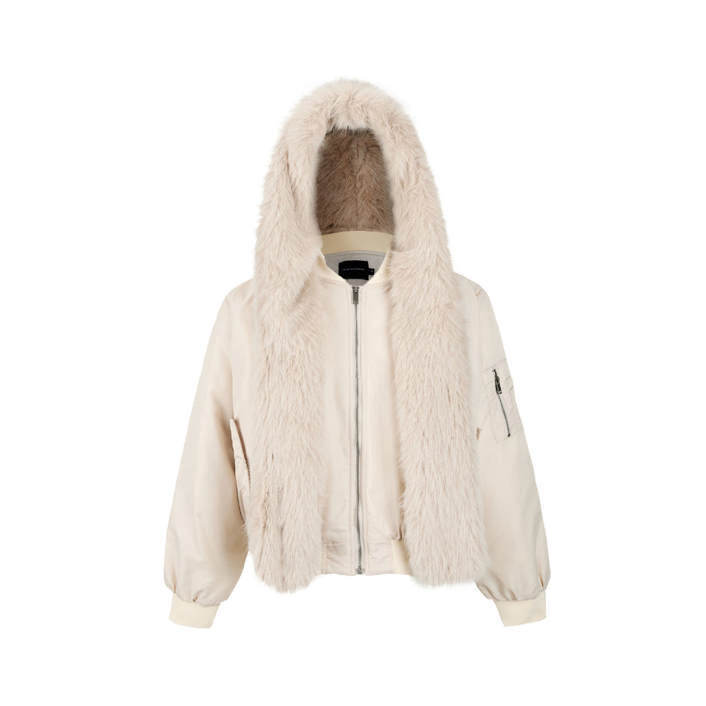 Cotton padded warm flight jacket and cotton jacket