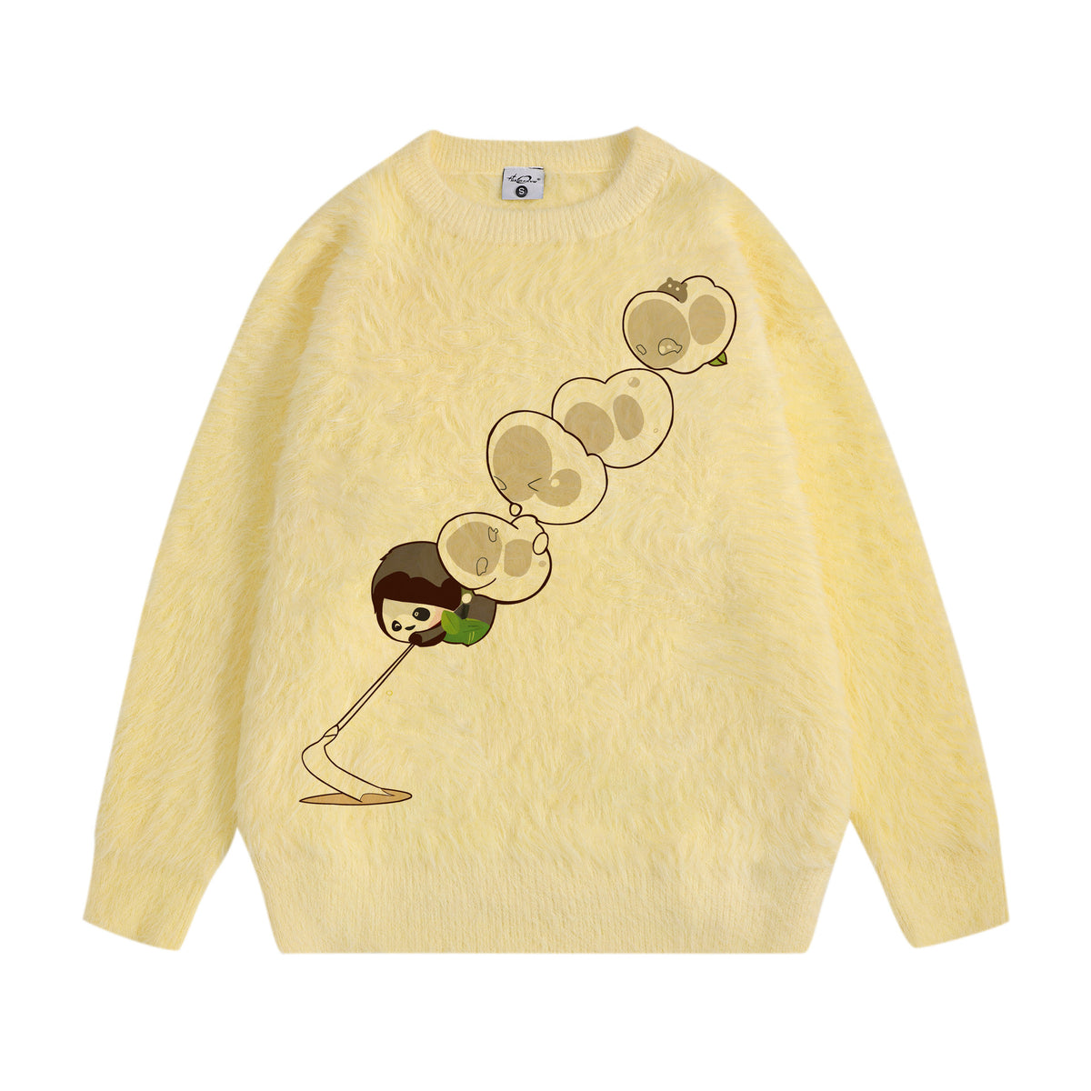 Cartoon printed sweater