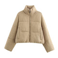 Knitted cotton jacket versatile jacket