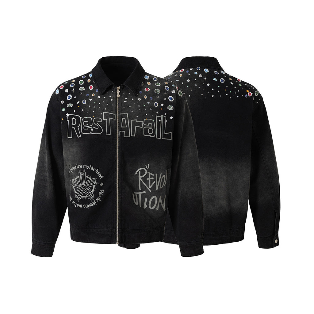 Washed Detroit jacket canvas jacket