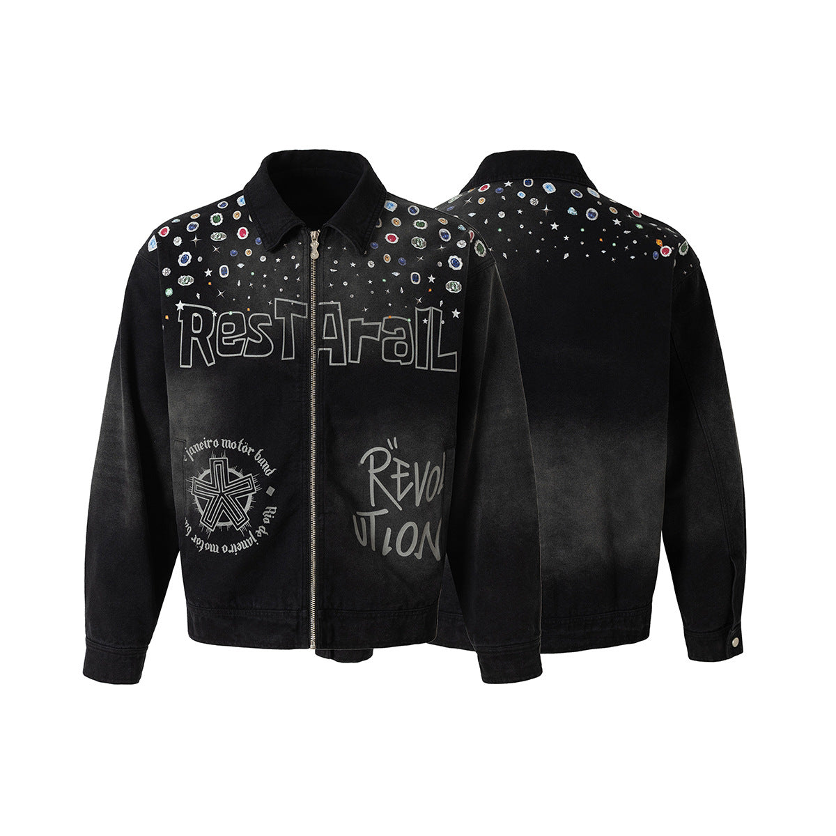 Washed Detroit jacket canvas jacket
