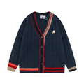 Minimally contrasting cardigan jacket