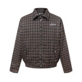 Loose plaid jacket