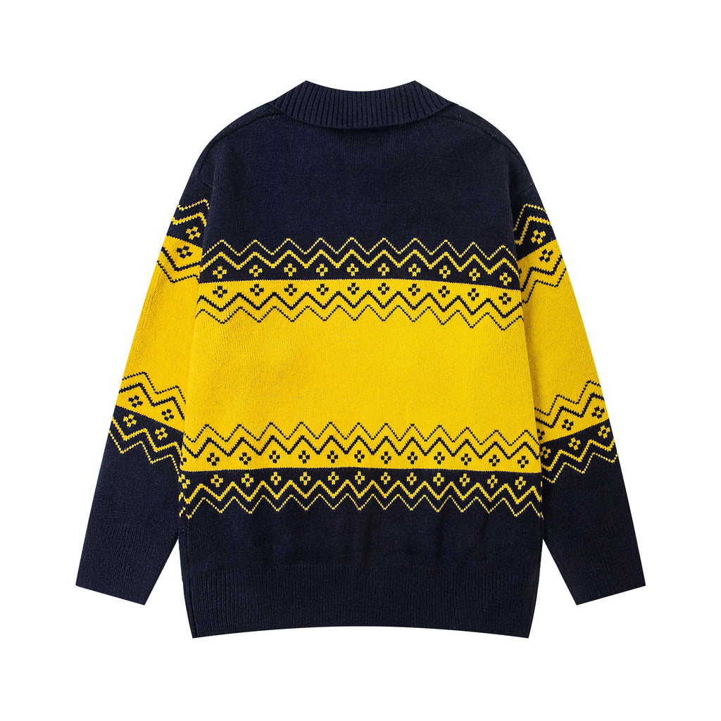 Heavy Industry Jacquard Design Sweater