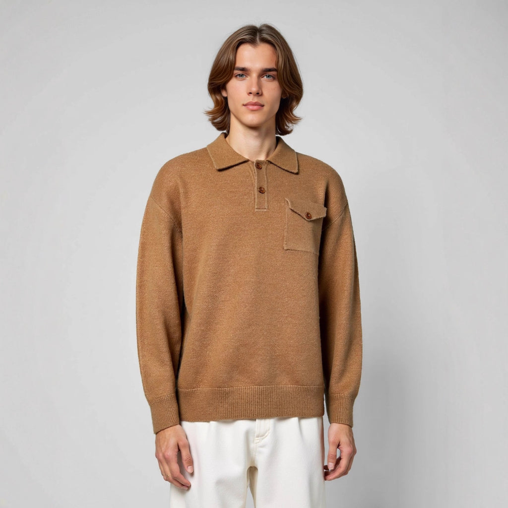 Loose collar sweater