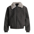 Mao collar and lapel jacket