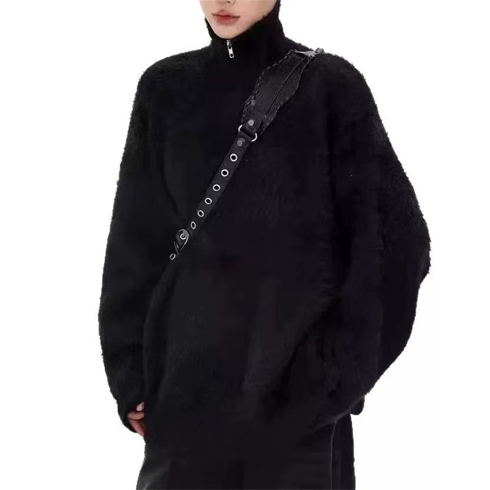 High neck sweater for women