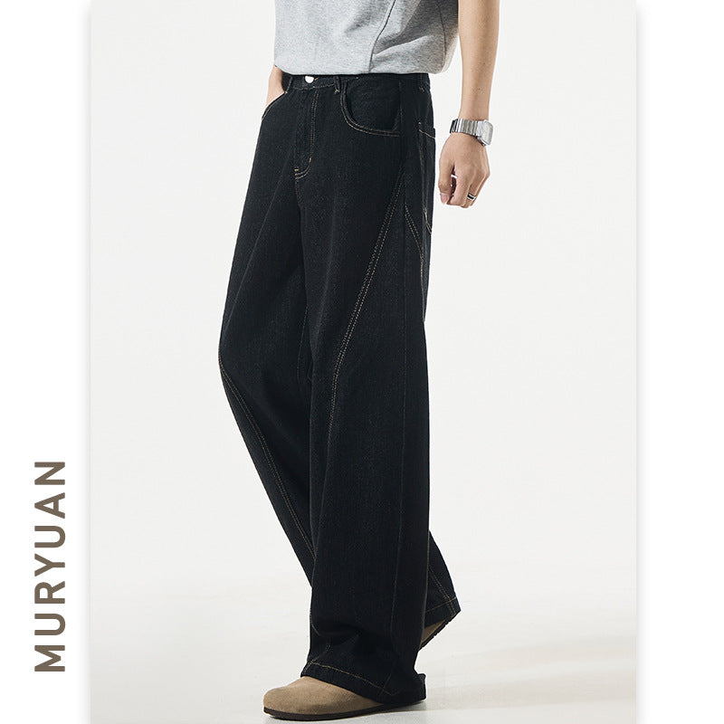White Knife-Edge Jeans for Men and Women